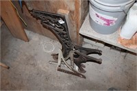 Cast iron bench frame