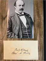Civil War Union Colonel  Willis autograph