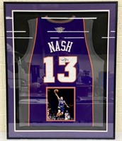 Steve Nash Autographed & Framed Jersey