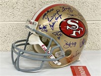 49er's Team Autographed Helmet