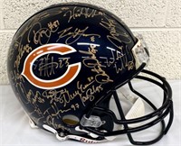 Chicago Bears Team Autographed Helmet