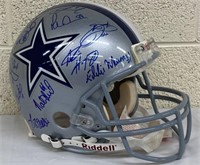 Dallas Cowboys Team Autographed Helmet