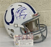 Payton Manning Autographed Helmet