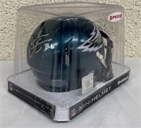 Zach Ertz Autographed Mini Helmet