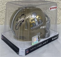 Super Bowl 50 Autographed Mini Helmet