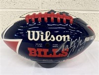 Takeo Spikes Autographed Wilson Football