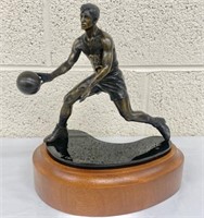 "Threading The Needle" John Stockton Bronze