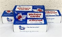 Qty (3) 1987 Topps Picture Card Vending Pack Sets