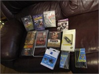 dvd's,pens & items