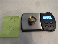 18k gold us army special forces ring