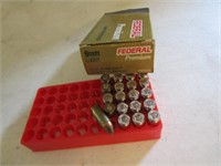 20 rounds of 9mm bullets