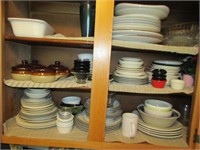 all dishes,glasses,candleholders & all items