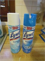 2 full cans of lysol