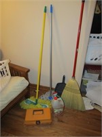 broom,murphys oil soap & items