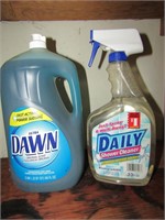 jug of dawn soap & daily