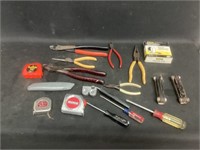 Wire Cutters,Tape Measures,Srewdrivers