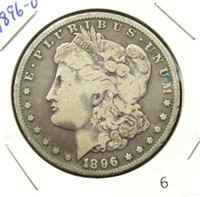 1896-O MORGAN SILVER DOLLAR