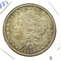 1885 MORGAN SILVER DOLLAR