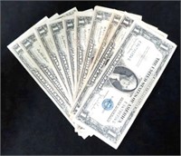 (10) 1935 $1 SILVER CERTIFICATES
