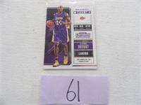 Kobe Bryant Panini