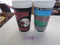 Nebraska Cornhuskers Cups Lot Of 2