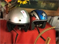 2 Motor Cycle Helmets