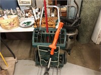 Yard Cart with Trimmer