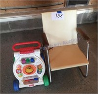 Kids chair and toy