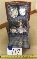 Doll picnic basket set-