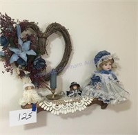 Wall hanging and dolls
