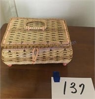 Sewing basket music box
