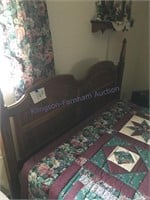 Full bed headboard and frame