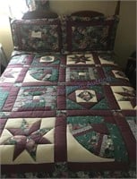 Quilt and two shams