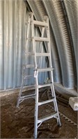 Keller aluminum extension/step ladder