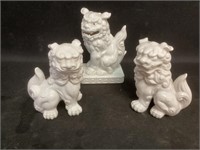 3 Lion Dog Fu Dogs