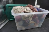 Storage Tote of Yarn