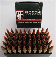 (50) Fiocchi .223 Remington 50 Grains V-Max