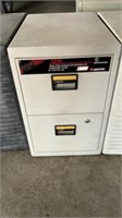 2 drawer fire proof file cabinet