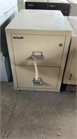 2 drawer fire proof file cabinet