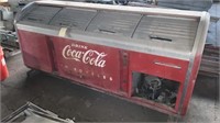 old victor Coca Cola box - 8’Wx2.5’Dx40”T