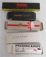 (5) Folding Pocket Knives in Original Boxes