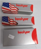 (3) Kershaw Folding Pocket Knives in Original