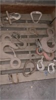 pallet of hooks and Clevis