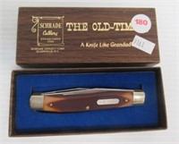 The Old Timer Folding Double Blade Pocket Knife.