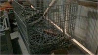 Wire crate only, no contents