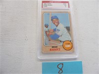 Ernie Banks 1968 Topps Graded VG3