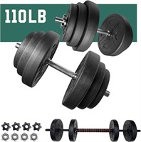 BARWING  Dumbbell Barbell Sets,16 Plates Up to 110