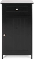 Setlla Modern Bathroom Storage Cabinet, Black