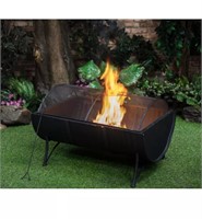 Berkley Jensen 35" Wood Fire Pit with Cover