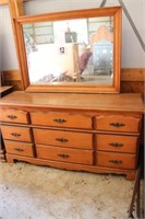 Dresser with Mirror (18x62x65") BUYER RESPONSIBLE